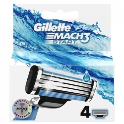Gillette - Match3 lâminas/ Recargas 4 unidades (start)