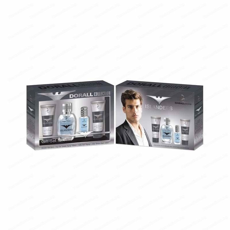 DURALL Collection Islanders PACK EDT 100ml + EDT 15ml + Gel Duche 50ml + After Shave 50ml (homem)