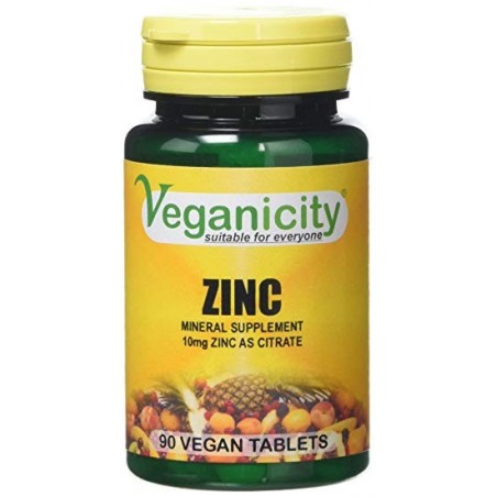 Veganicity - Zinco 10mg zinc (90 comprimidos)