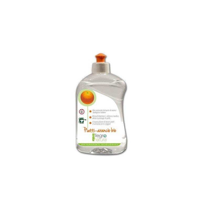 Detergente Loiça laranja Bio 500ml - Allegro Natura